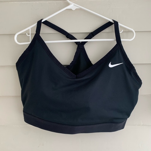 Nike Other - Nike Black V-Neck Racerback Sports Bra Size 3X